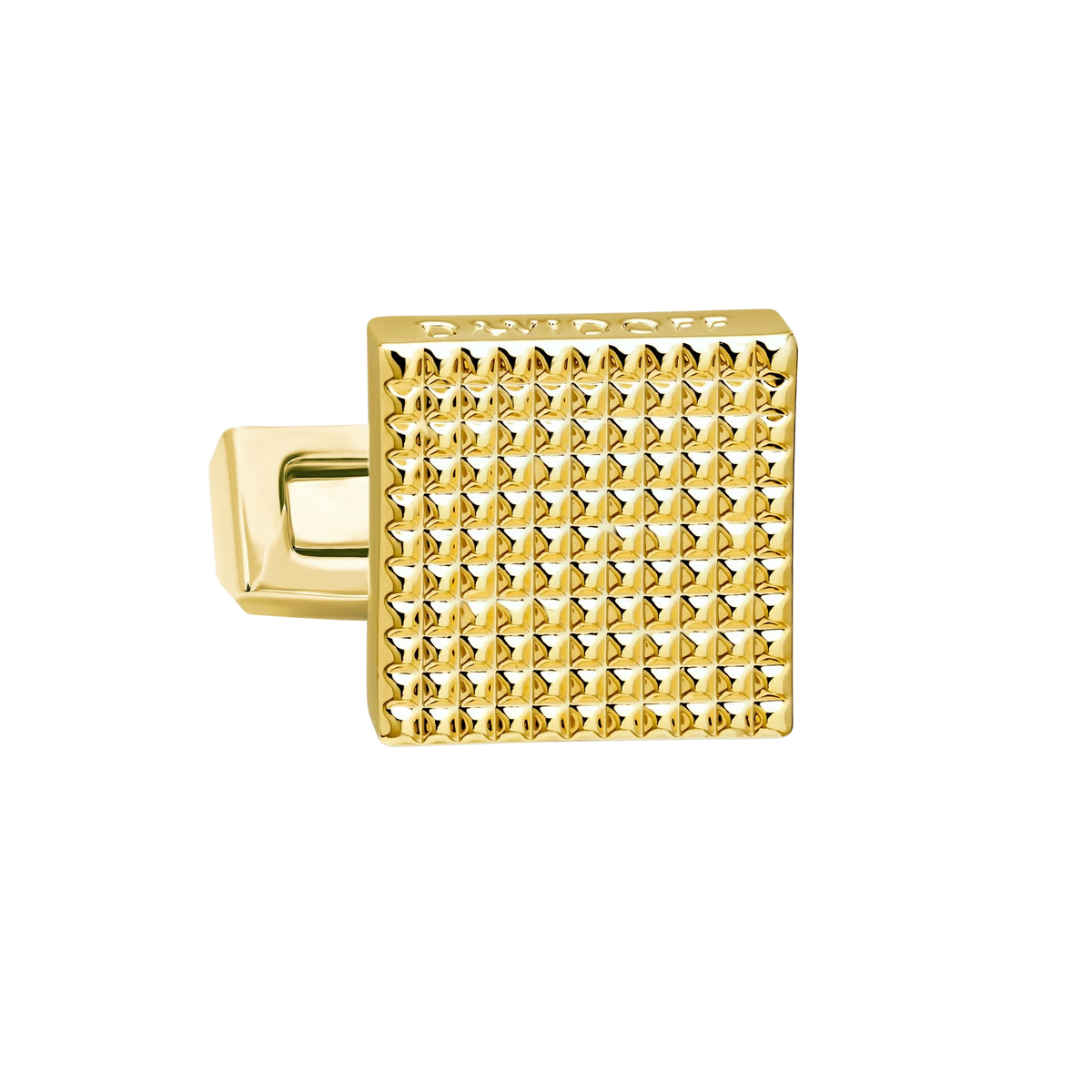 DAVIDOFF PARIS Cufflinks Square Light Gold - detail