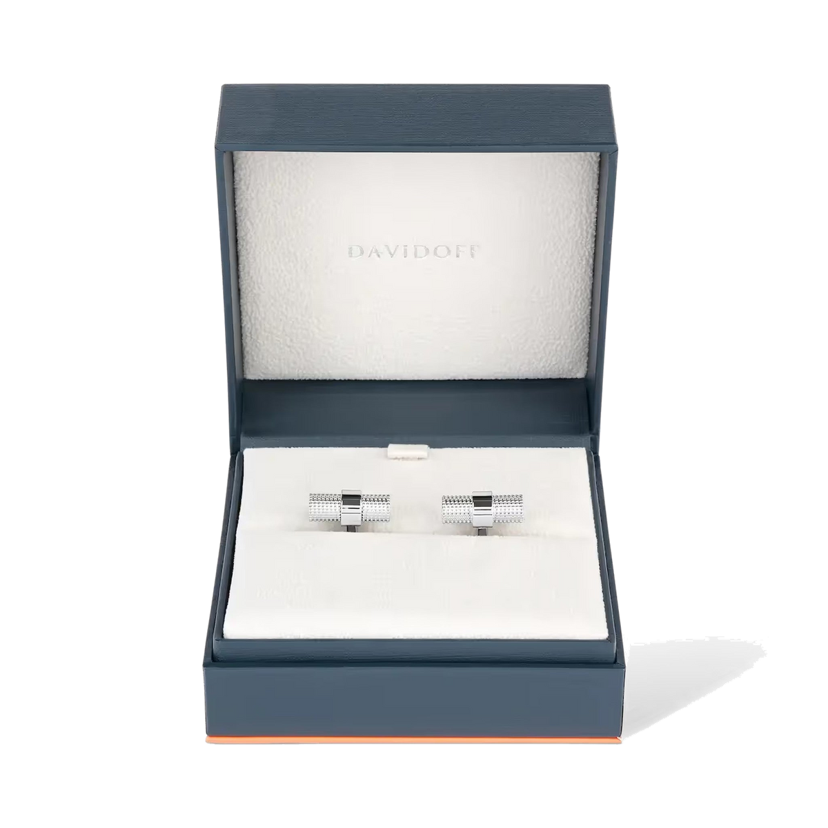 DAVIDOFF PARIS Cufflinks Barrel Silver - detail