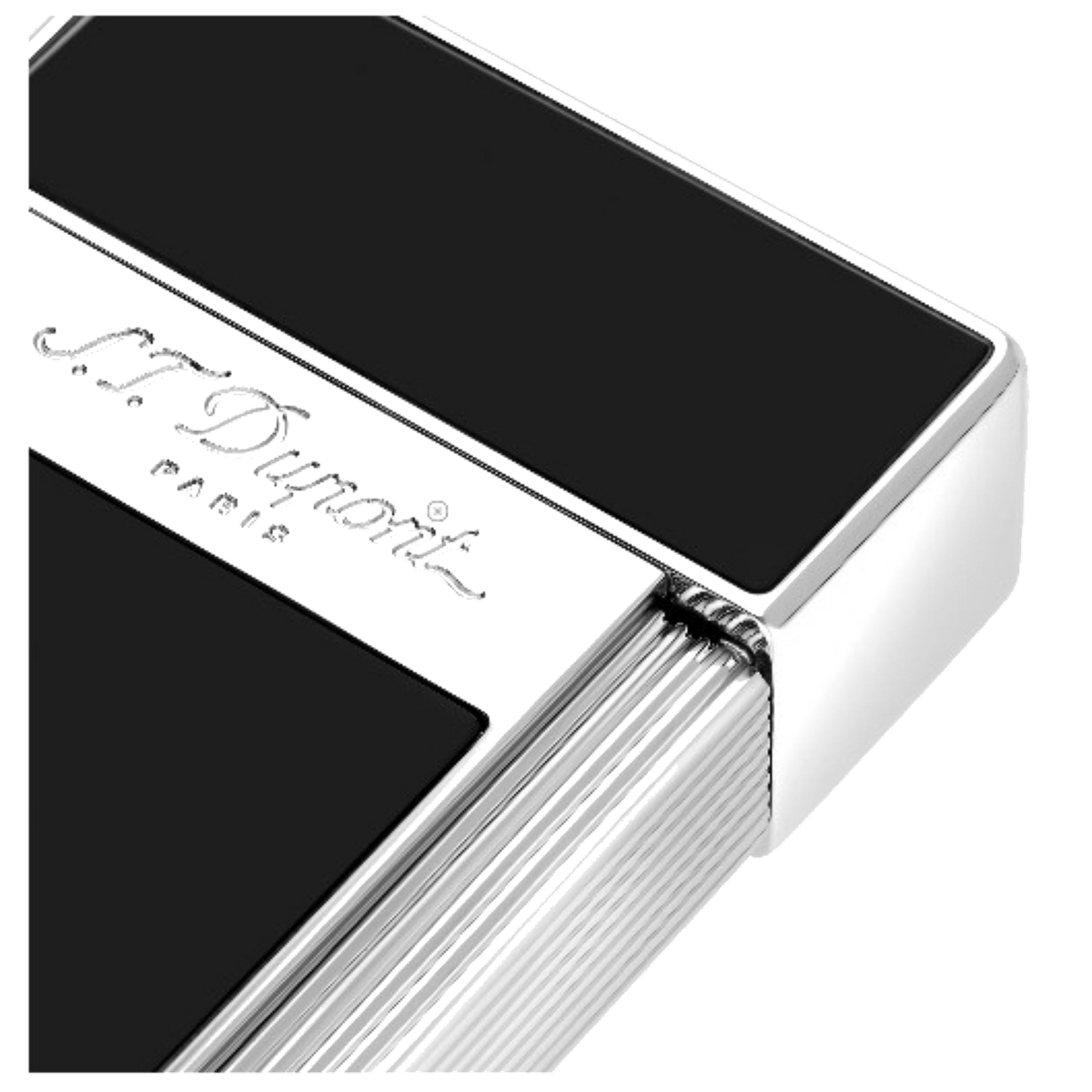 S.T. Dupont Biggy - LI Big D noir laque et chrome — autre vue
