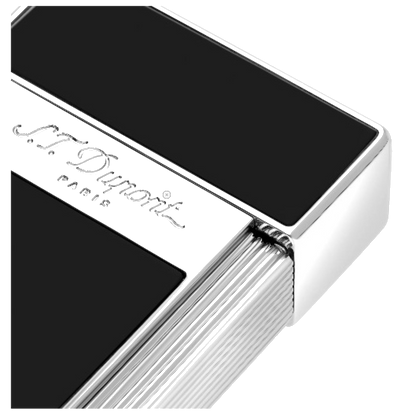 S.T. Dupont Biggy - LI Big D noir laque et chrome — autre vue