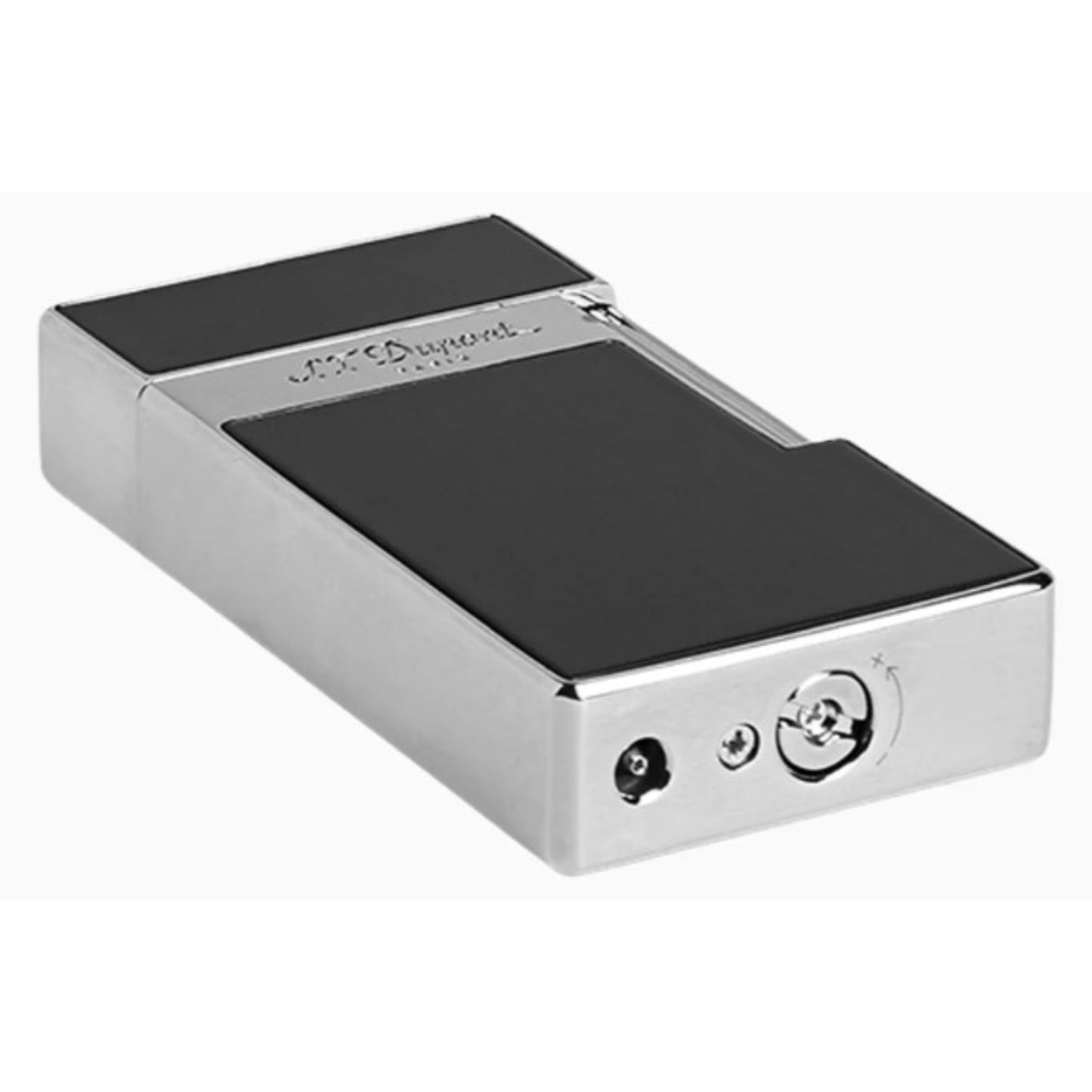 S.T. Dupont Biggy - LI Big D Black Lacq/Chrome — detail view