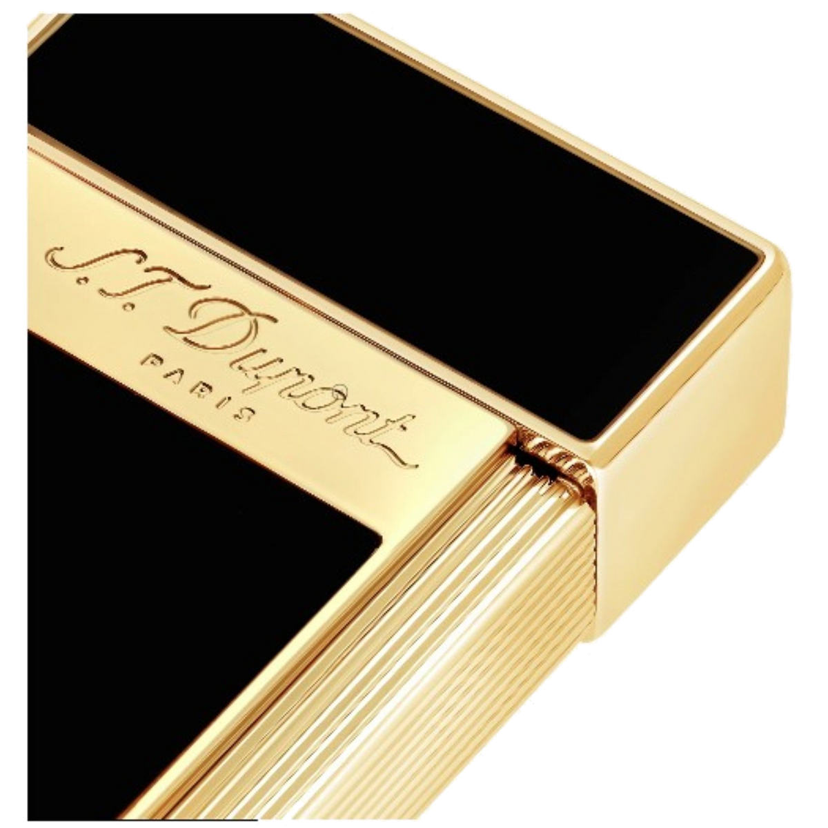 S.T. Dupont Biggy - LI Big D noir laque et doré — autre vue