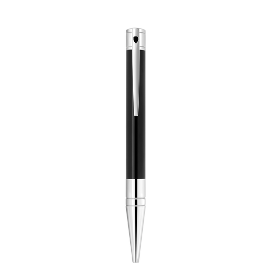 S.T. Dupont D-Initial ballpoint pen black & chrome