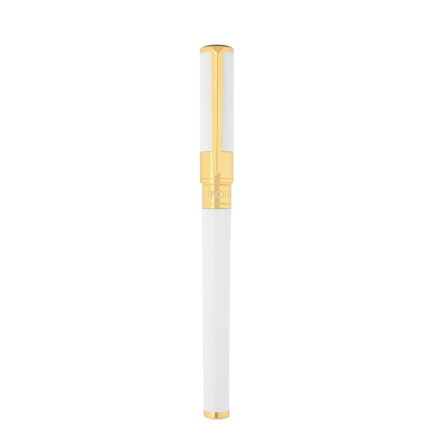 S.T. Dupont INITIAL - FOUNTAIN PEN WHITE / GOLDEN — official product image