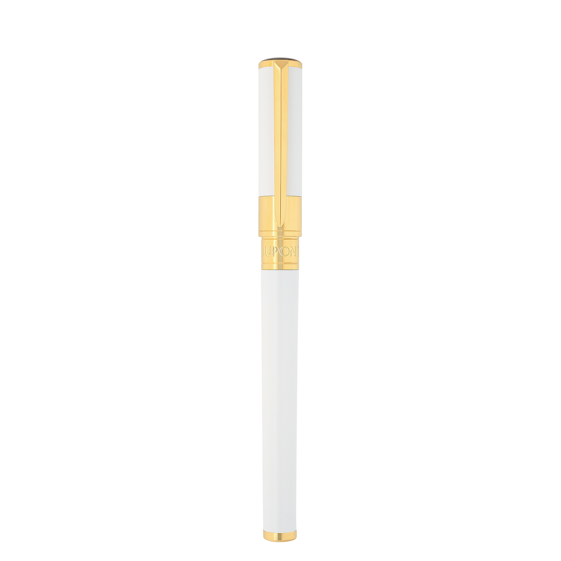 S.T. Dupont INITIAL - FOUNTAIN PEN WHITE / GOLDEN — official product image
