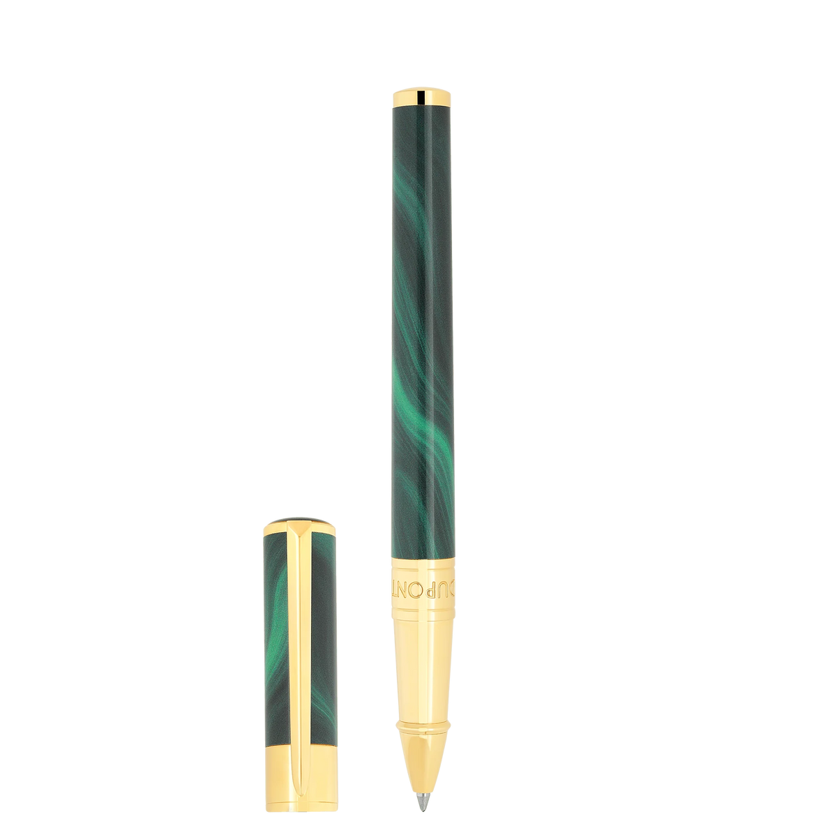 S.T. Dupont Rollerball Pen Geode Green Gldn