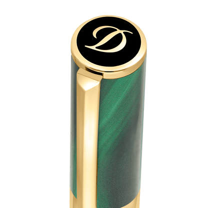 S.T. Dupont Rollerball Pen Geode Green Gldn — detail view