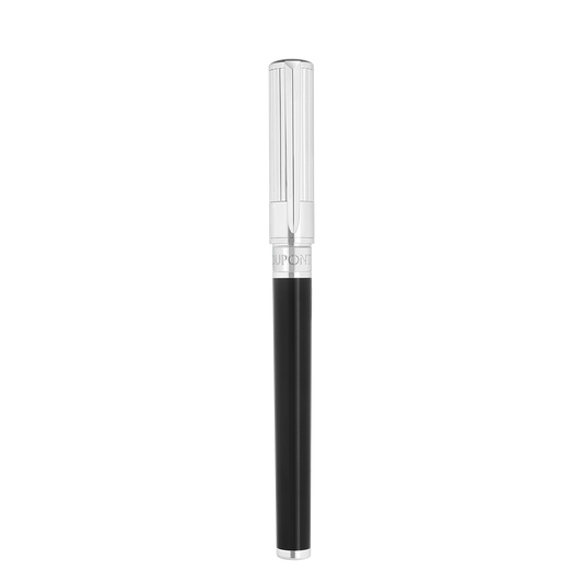 S.T. Dupont INITIAL - ROLLERBALL PEN DUO TONE BLACK / CHROME — official product image