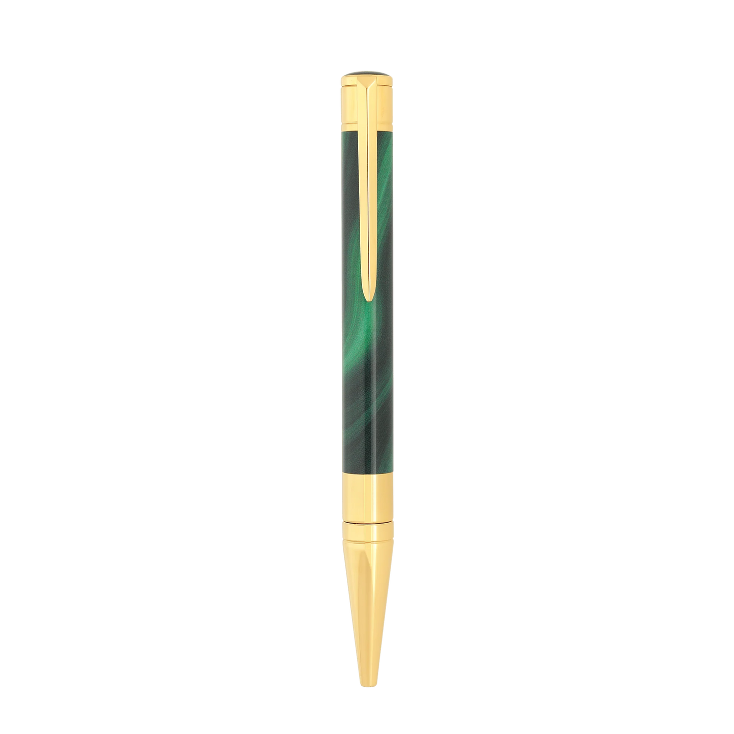 S.T. Dupont INITIAL - BALLPOINT PEN GEODE GREEN / GOLDEN — official product image