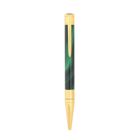 S.T. Dupont INITIAL - BALLPOINT PEN GEODE GREEN / GOLDEN — official product image
