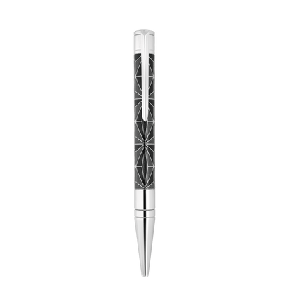 S.T. Dupont Ballpoint Pen X Black Chrome — angle view