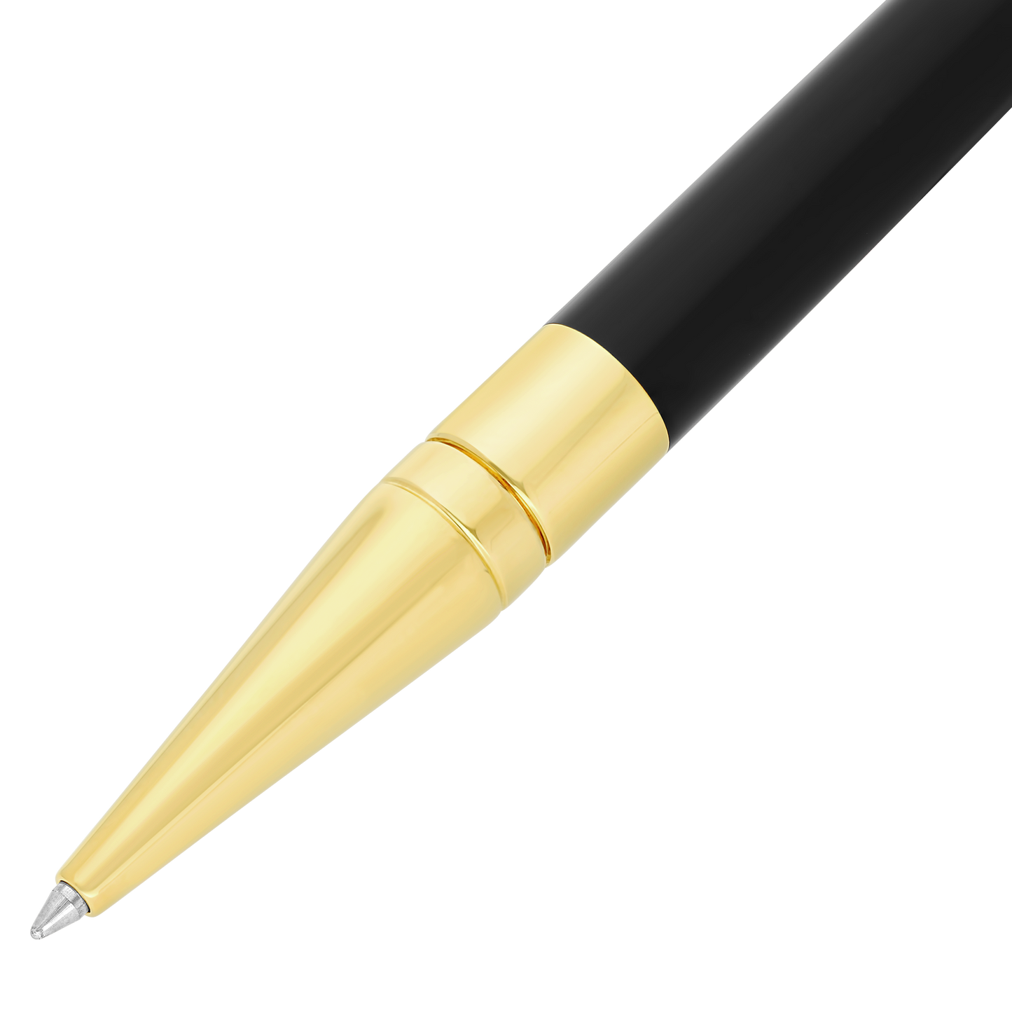 S.T. Dupont Initial Ballpoint Pen Black Lacquer Golden — alternate view