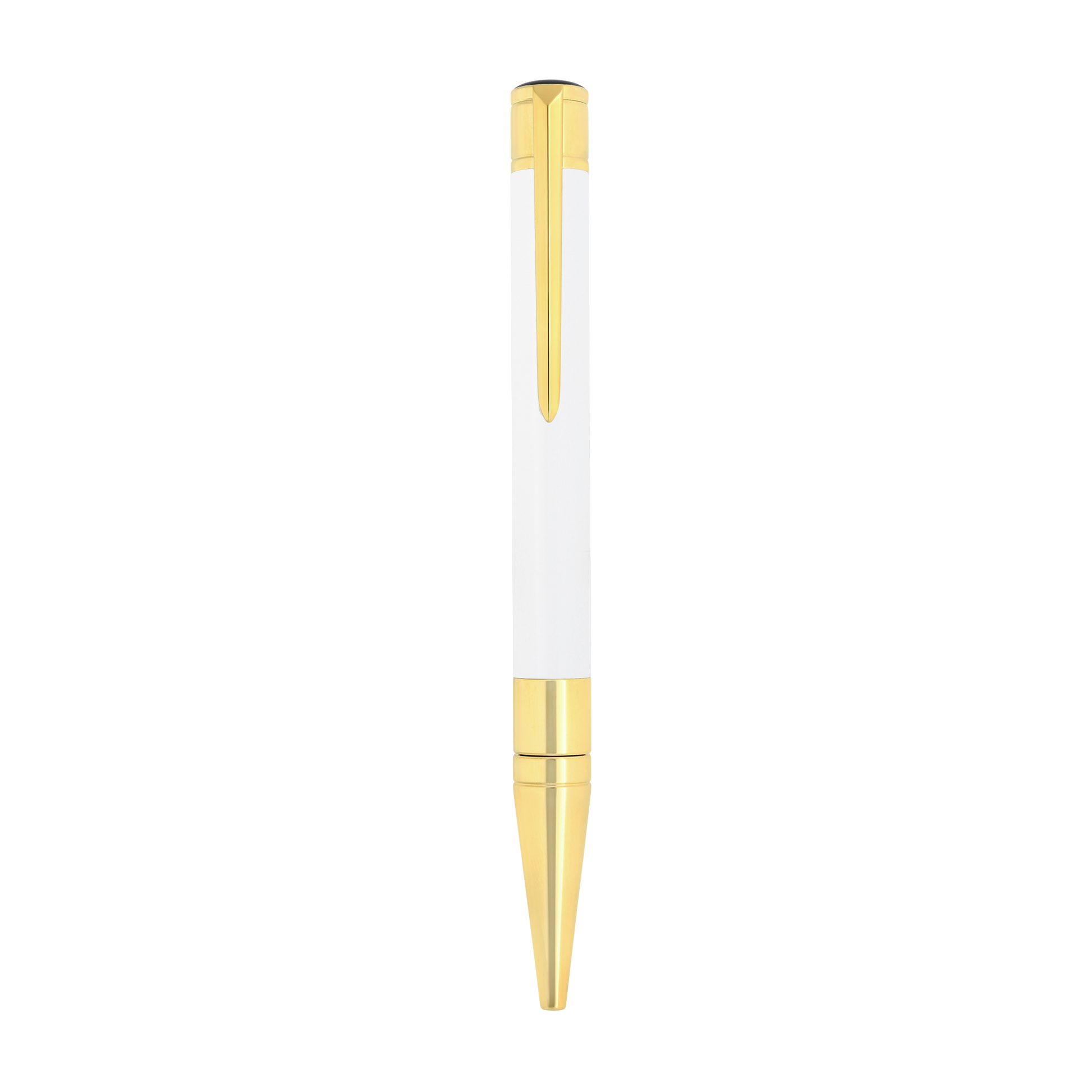 S.T. Dupont INITIAL - BALLPOINT PEN WHITE / GOLDEN — official product image