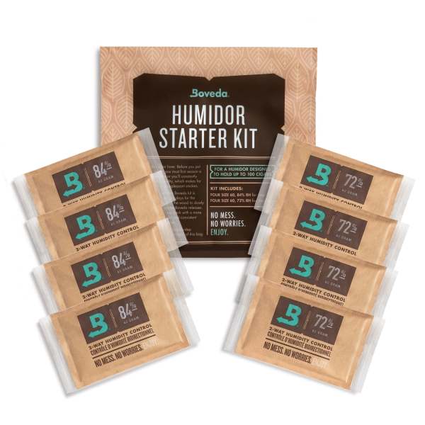 Humidor Starter Kit - Size 60 - 8 Pack