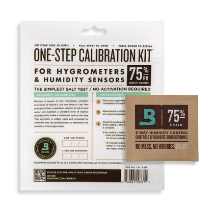 Boveda Hygrometer Calibration Kit 75% RH