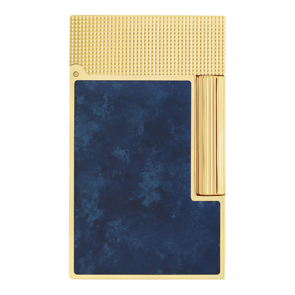 Briquet S.T. Dupont Ligne 2 — Cling popote bleu & or jaune