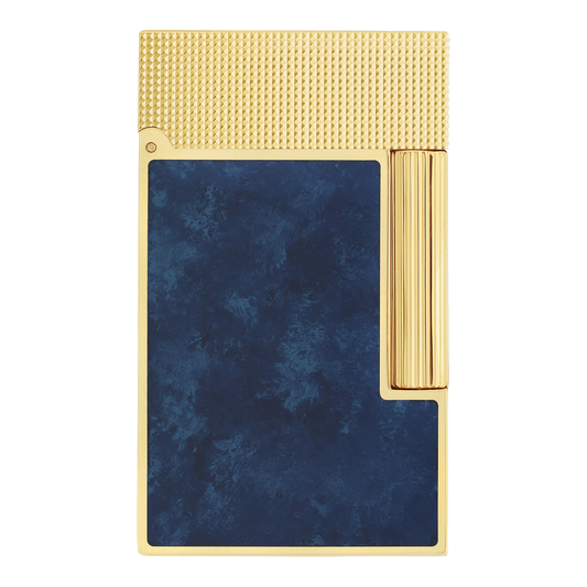 Briquet S.T. Dupont Ligne 2 — Cling popote bleu & or jaune