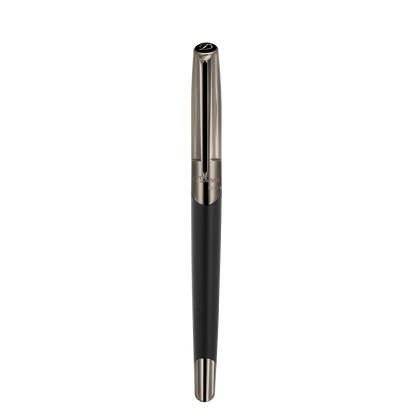 S.T. Dupont Fountain Pen Gunmetal Matte Black — angle view