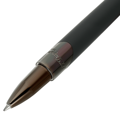 S.T. Dupont Rollerball Pen Gunmetal Matte Black — alternate view
