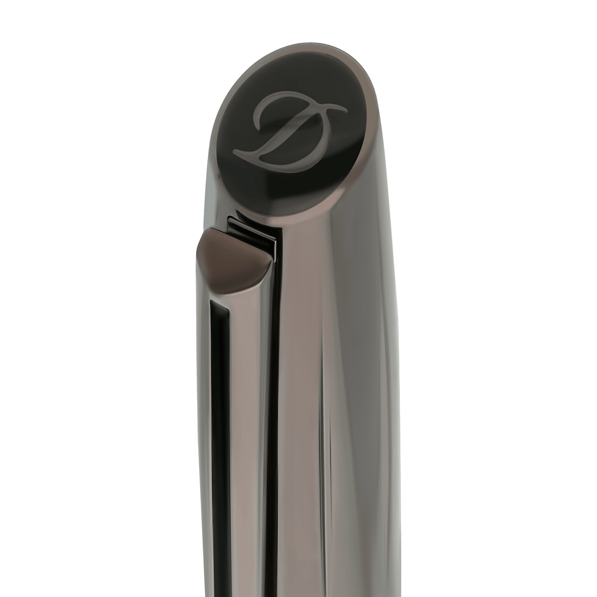 S.T. Dupont Rollerball Pen Gunmetal Matte Black — detail view