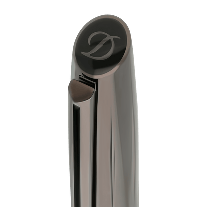 S.T. Dupont Rollerball Pen Gunmetal Matte Black — detail view