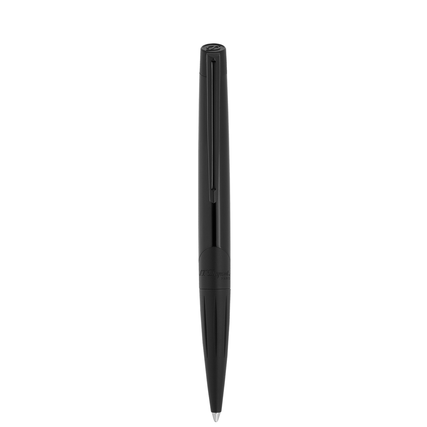 S.T. Dupont Defi Millennium Ballpoint Pen Matte Black — angle view