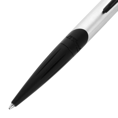 S.T. Dupont Defi Millennium Ballpoint Pen Chrome Black — alternate view