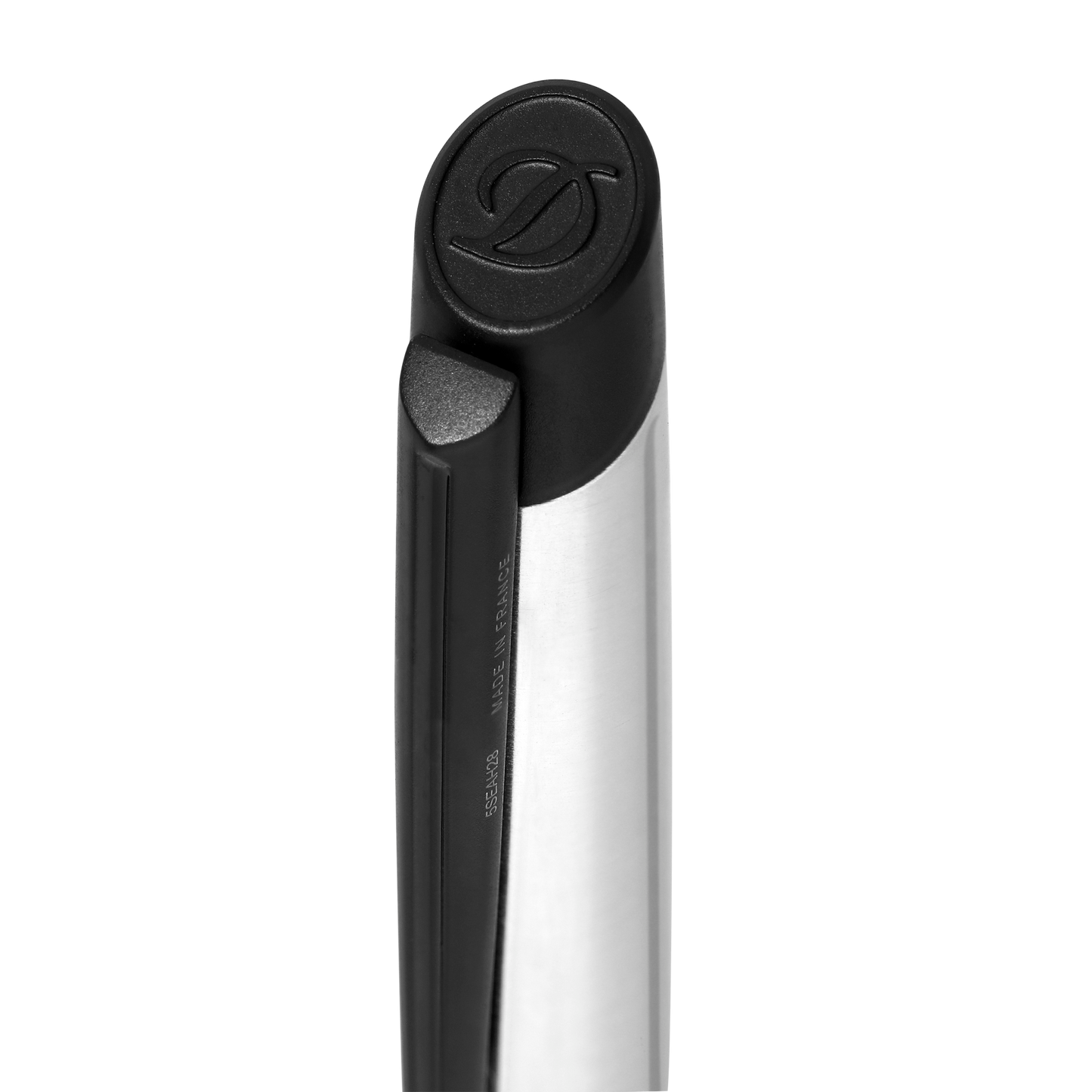 S.T. Dupont Defi Millennium Ballpoint Pen Chrome Black — detail view