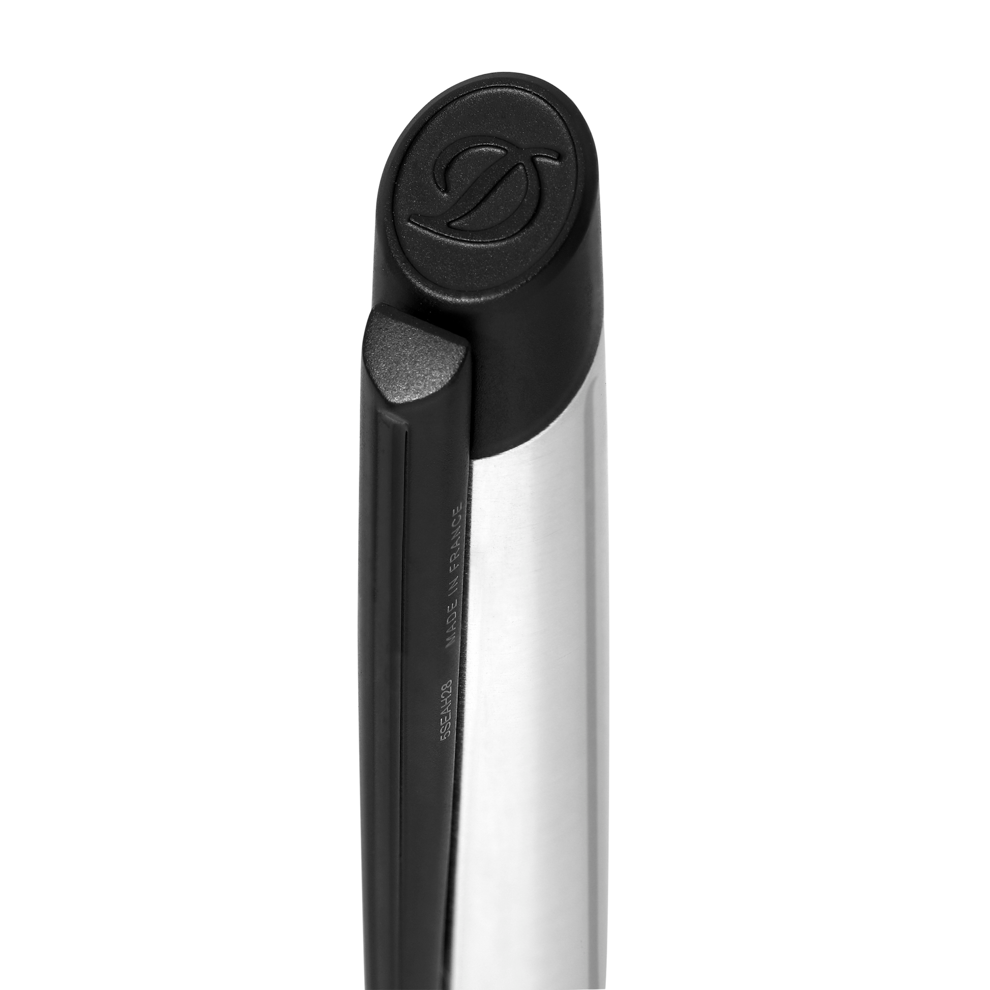 S.T. Dupont Defi Millennium Ballpoint Pen Chrome Black — detail view