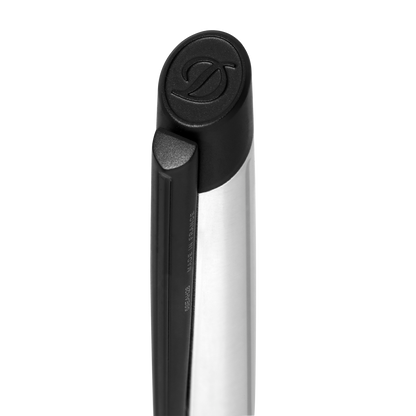 S.T. Dupont Defi Millennium Ballpoint Pen Chrome Black — detail view