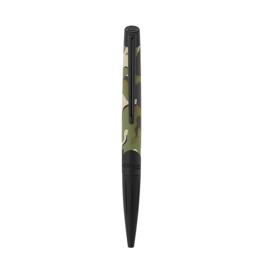 S.T. Dupont Defi Millennium Ballpoint Pen Camo Green