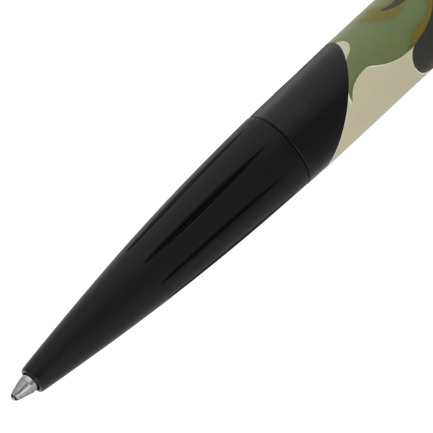 S.T. Dupont Defi Millennium Ballpoint Pen Camo Green — alternate view