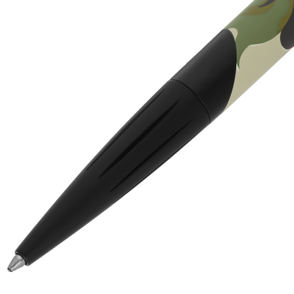 S.T. Dupont Defi Millennium Ballpoint Pen Camo Green — alternate view