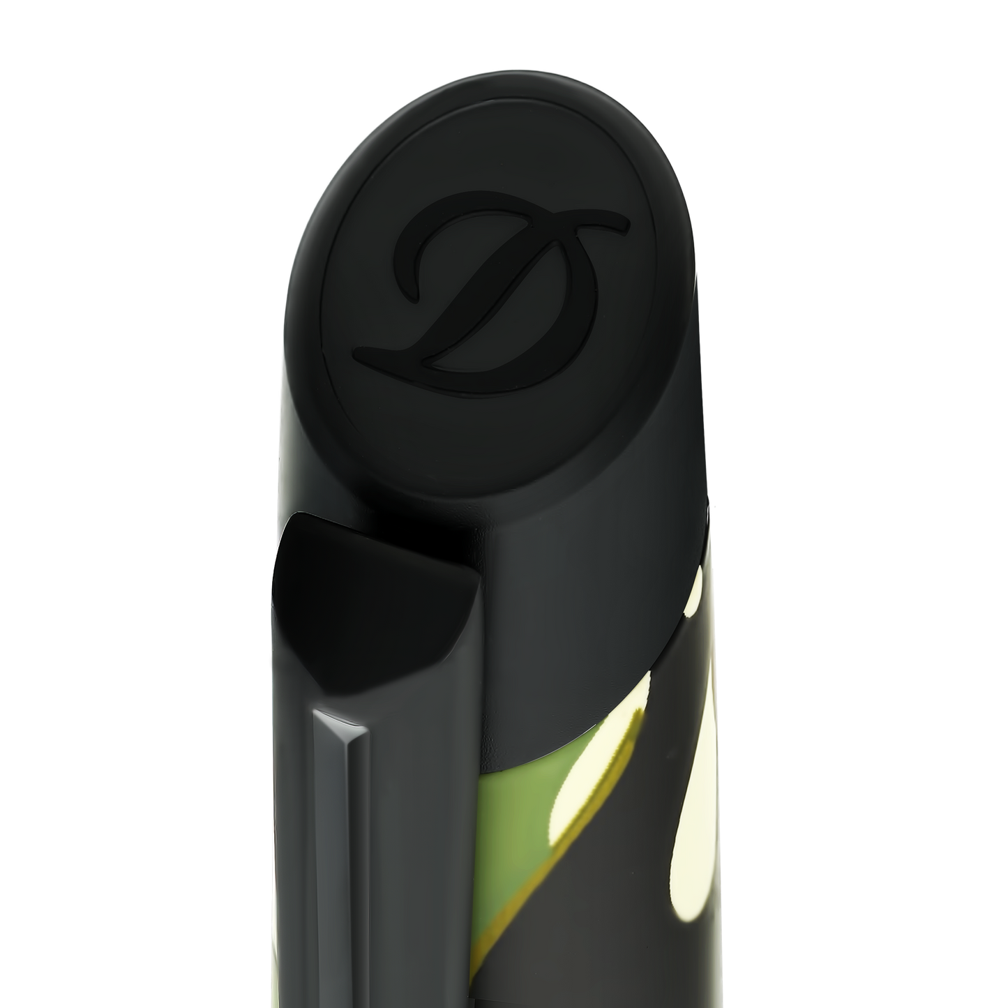 S.T. Dupont Defi Millennium Ballpoint Pen Camo Green — detail view