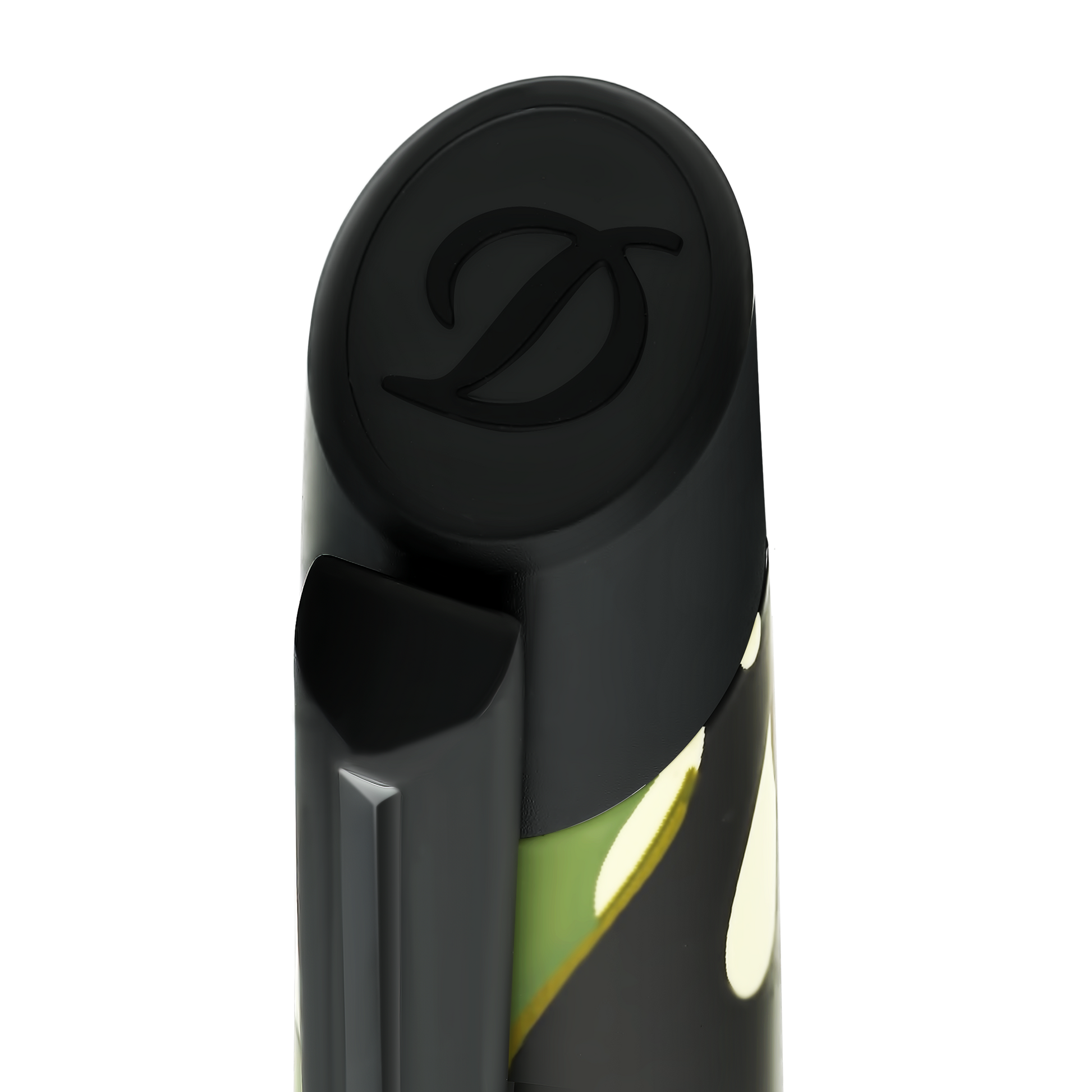 S.T. Dupont Defi Millennium Ballpoint Pen Camo Green — detail view