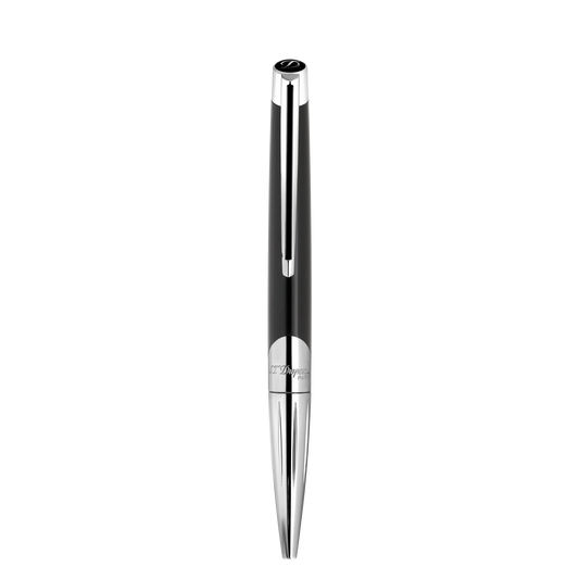 S.T. Dupont Defi Millennium Ballpoint Pen Shiny Silver Black