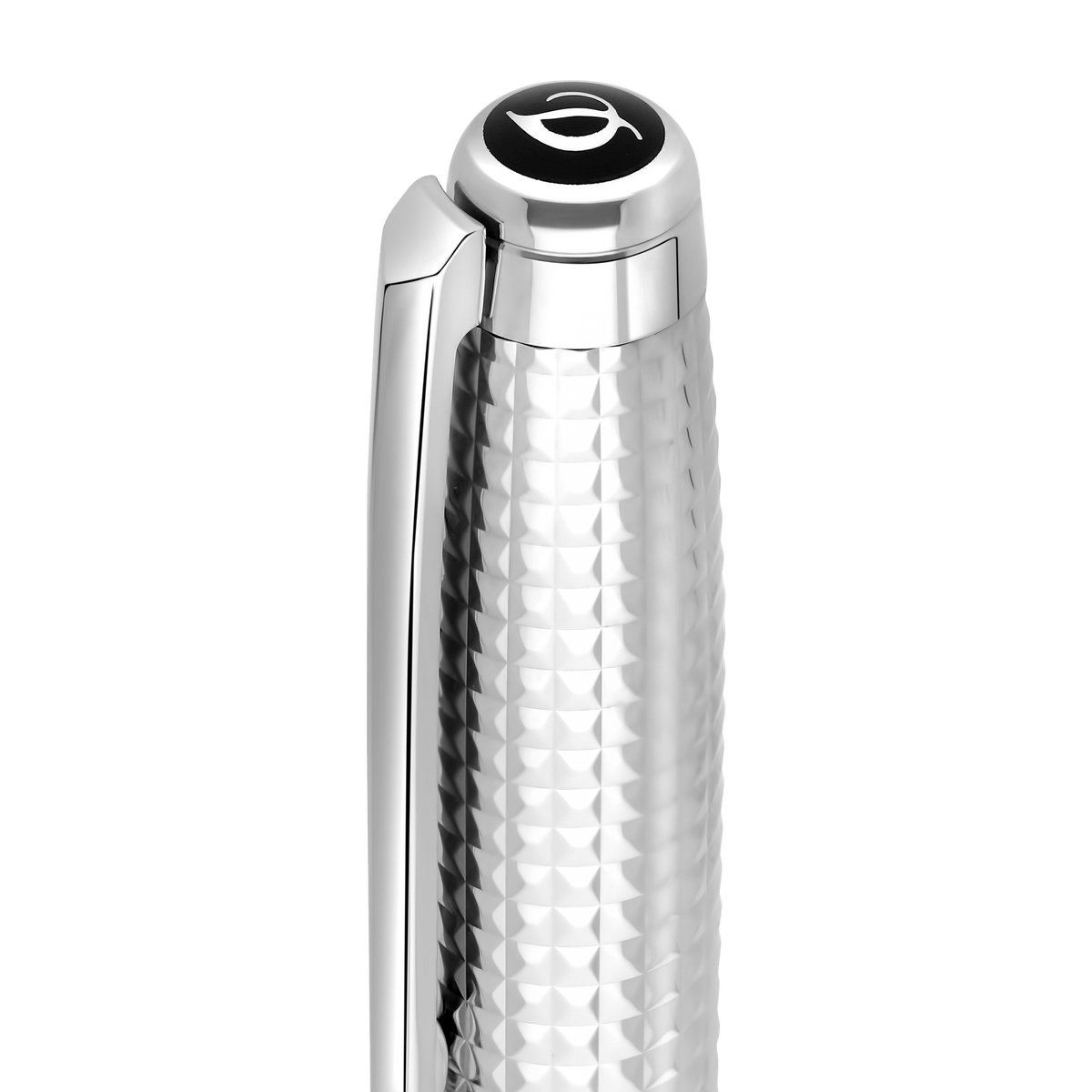 S.T. Dupont Medium D Fountain Pen Diamhead Palladium — detail view
