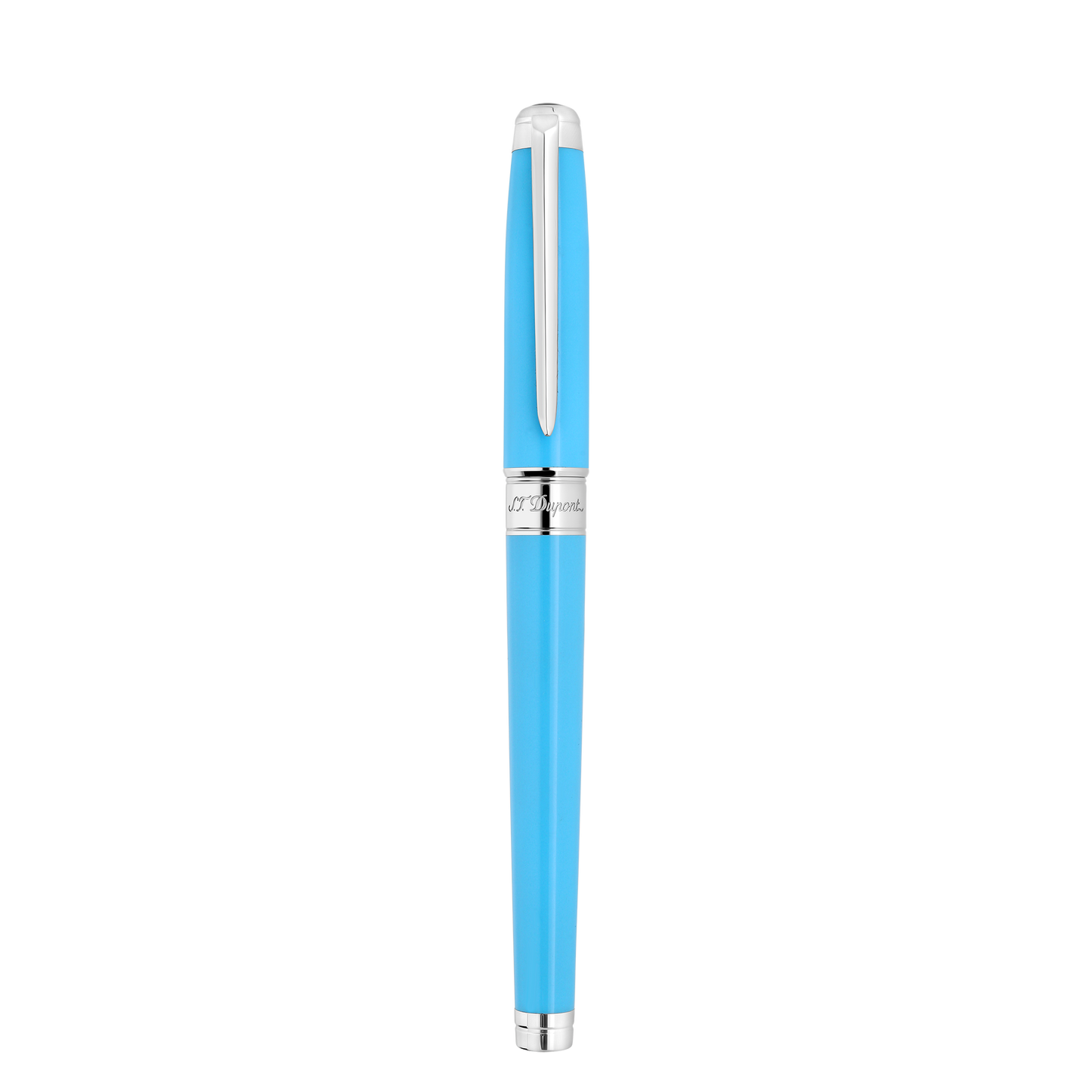 S.T. Dupont Line D Eternity large fountain pen turquoise palladium, ref. 420017L
