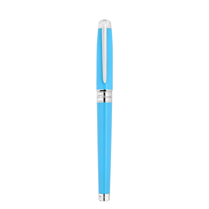 S.T. Dupont Line D Eternity large fountain pen turquoise palladium, ref. 420017L