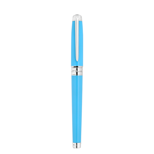 S.T. Dupont Line D Eternity large fountain pen turquoise palladium, ref. 420017L