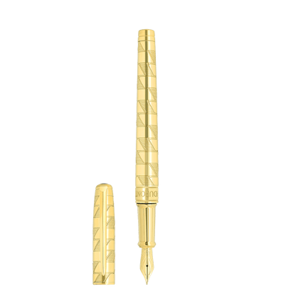 S.T. Dupont Medium D Fountain Pen 1872 Yellow Gold