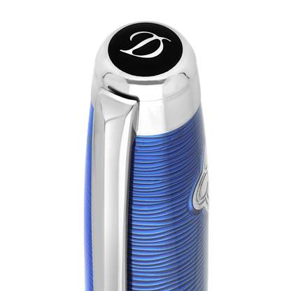 Stylo plume S.T. Dupont grand Line D Eternity Gulf Stream palladium — vue de détail