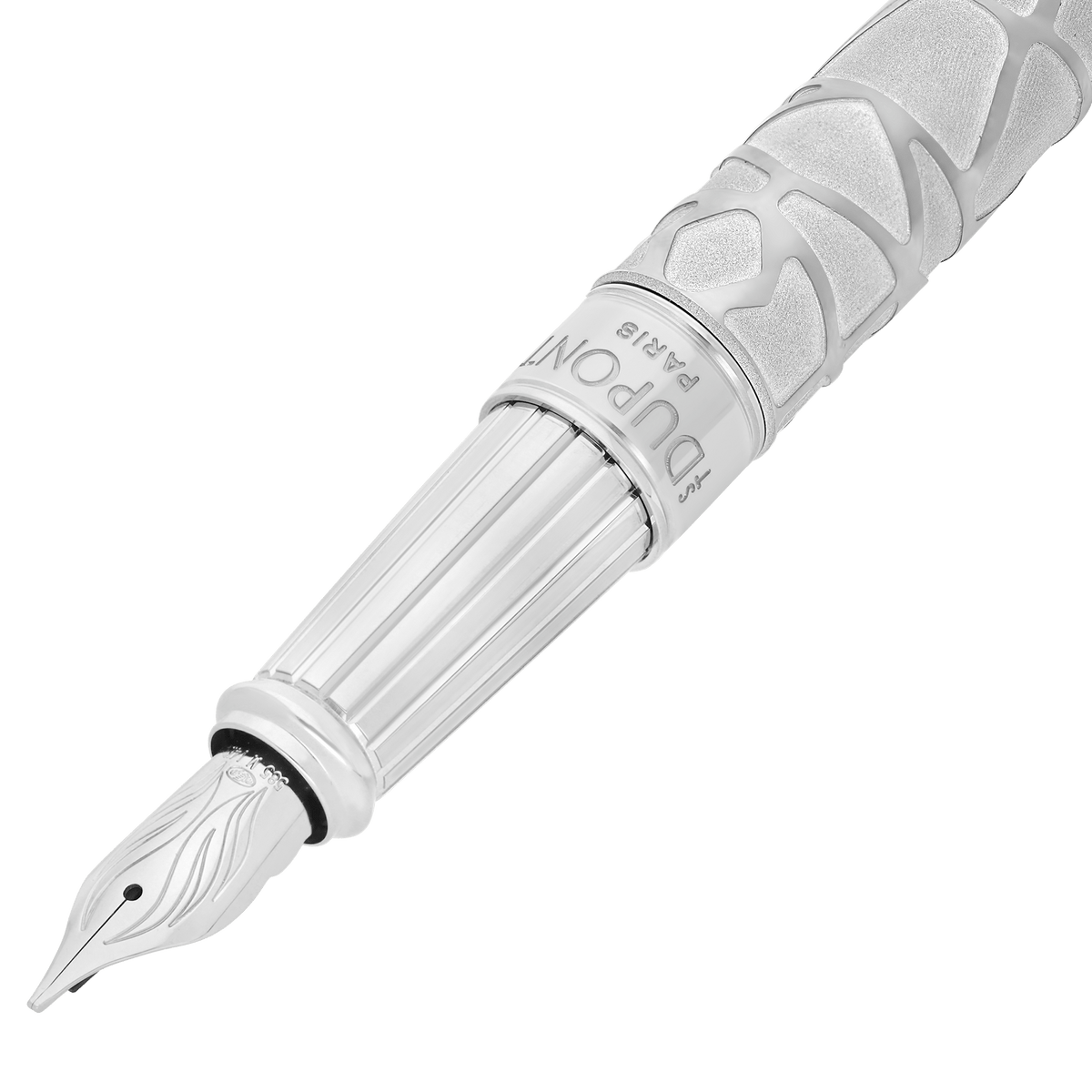 S.T. Dupont Large Line D Eternity Fountain Pen Palladium — alternate view