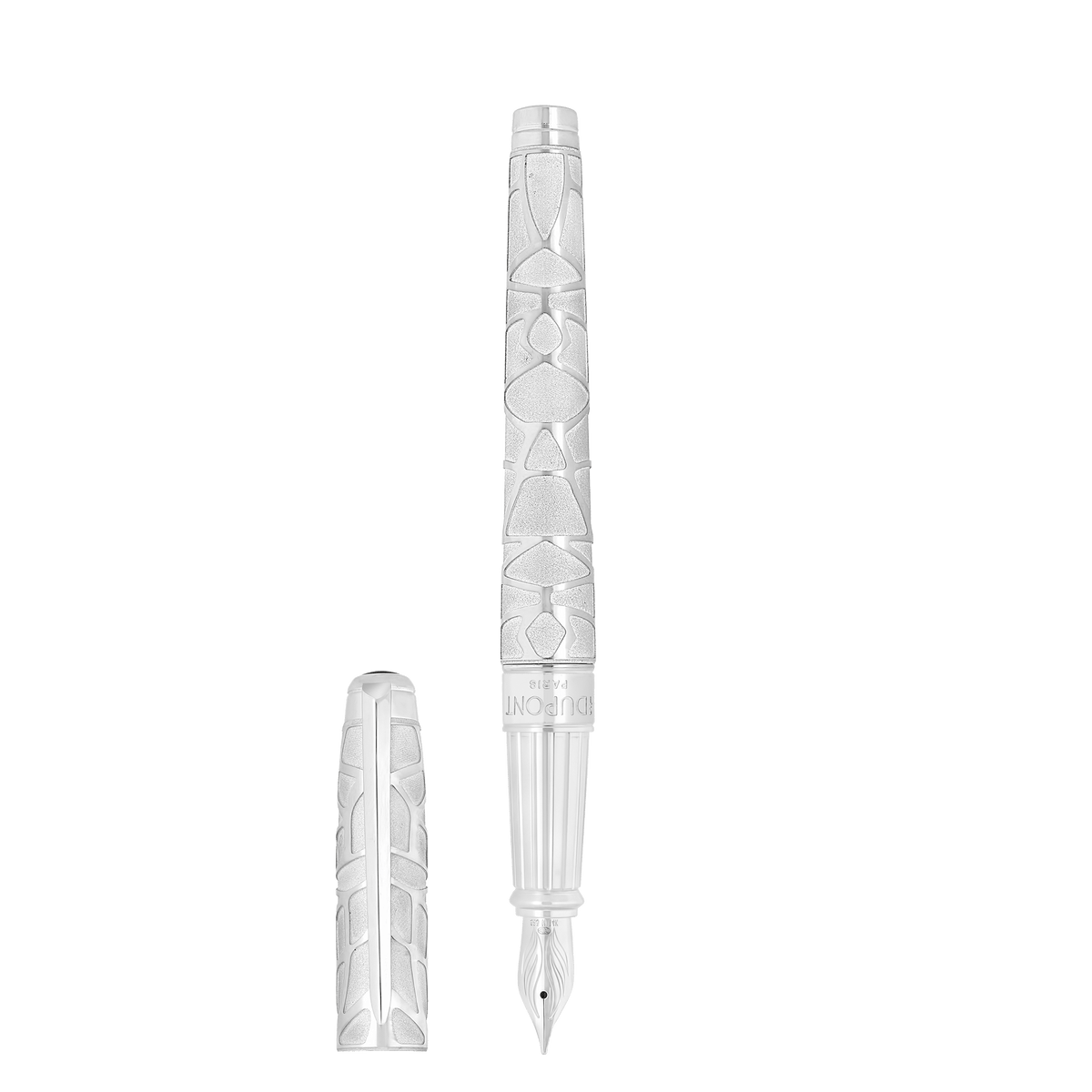 S.T. Dupont Large Line D Eternity Fountain Pen Palladium