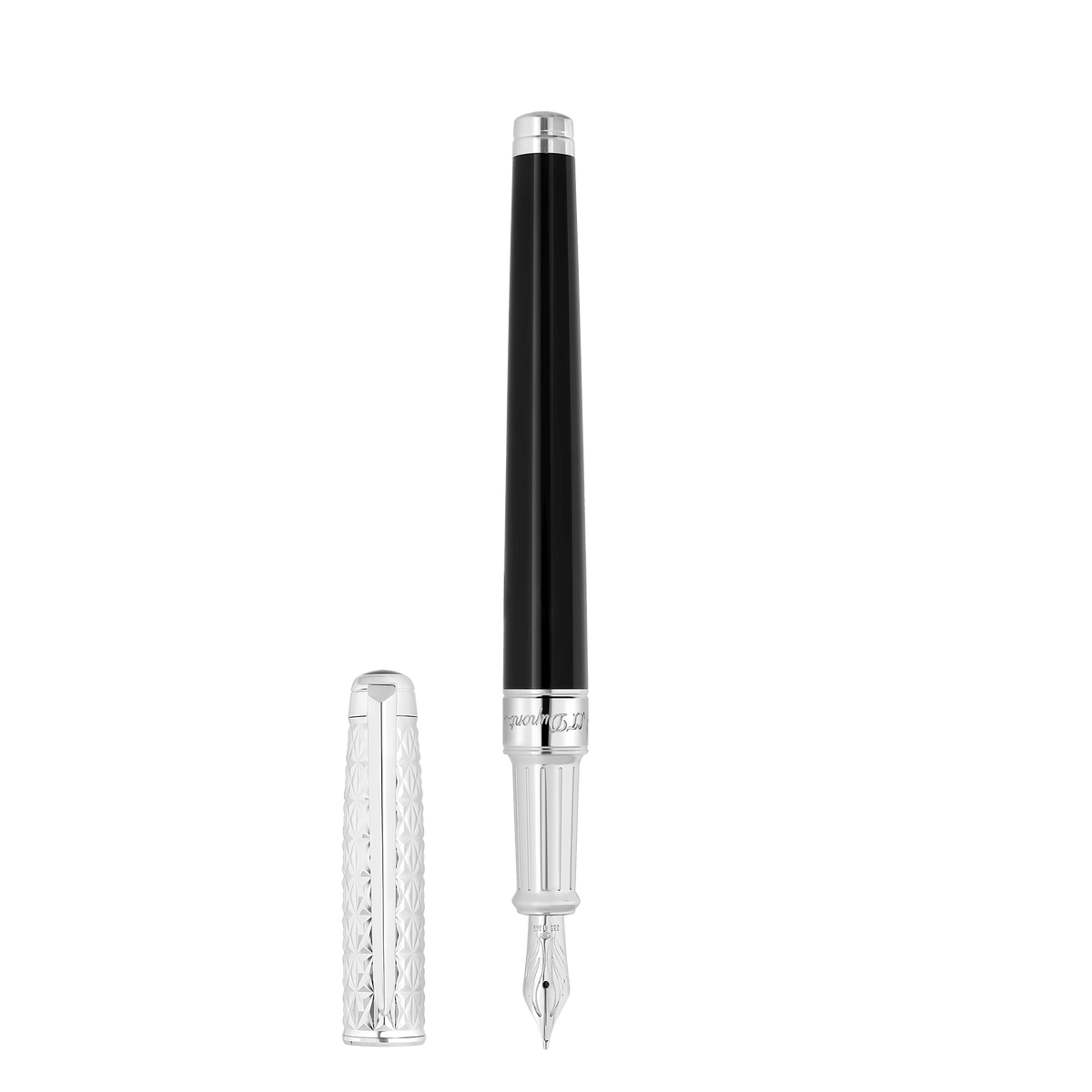 S.T. Dupont Medium D Fountain Pen X Black Palladium