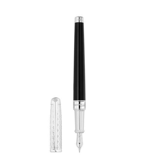 S.T. Dupont Medium D Fountain Pen X Black Palladium