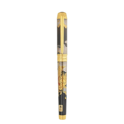 S.T. Dupont Xl D Eternity Fountain Pen Maki-E Dragon — angle view