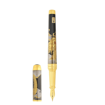 S.T. Dupont Xl D Eternity Fountain Pen Maki-E Dragon