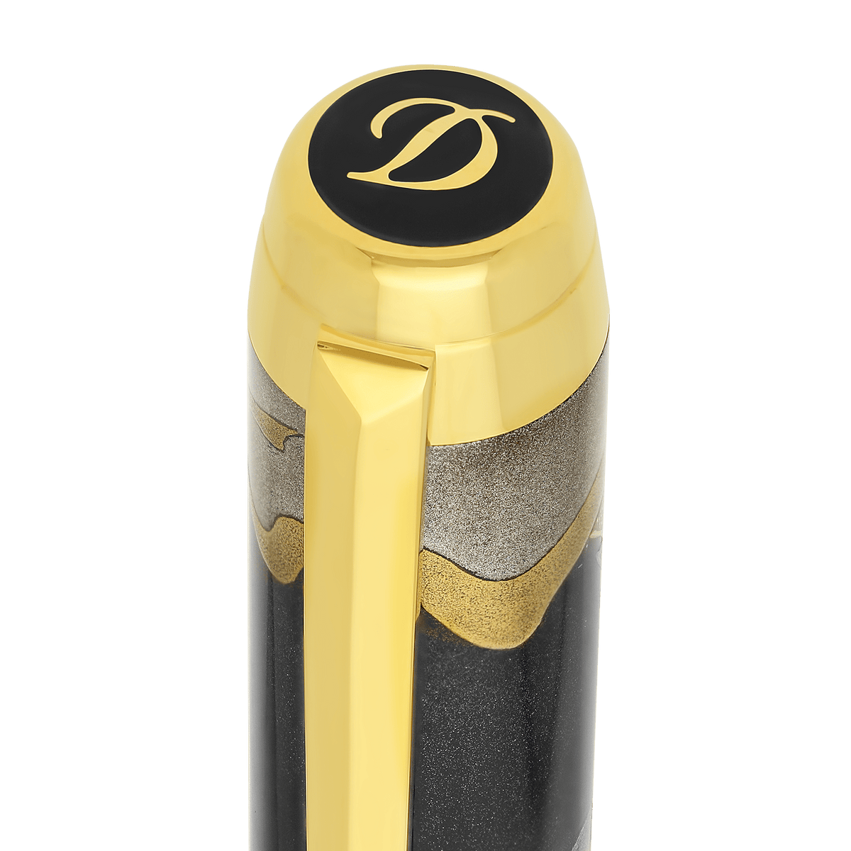 S.T. Dupont Xl D Eternity Fountain Pen Maki-E Dragon — detail view
