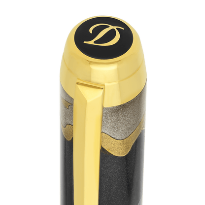 S.T. Dupont Xl D Eternity Fountain Pen Maki-E Dragon — detail view